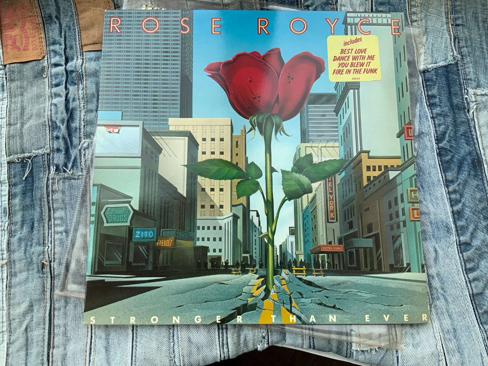 Rose Royce - Stronger Than Ever LP (1982) Funk/Soul, LP, Gebruikt, Originele persing, Ophalen of Verzenden