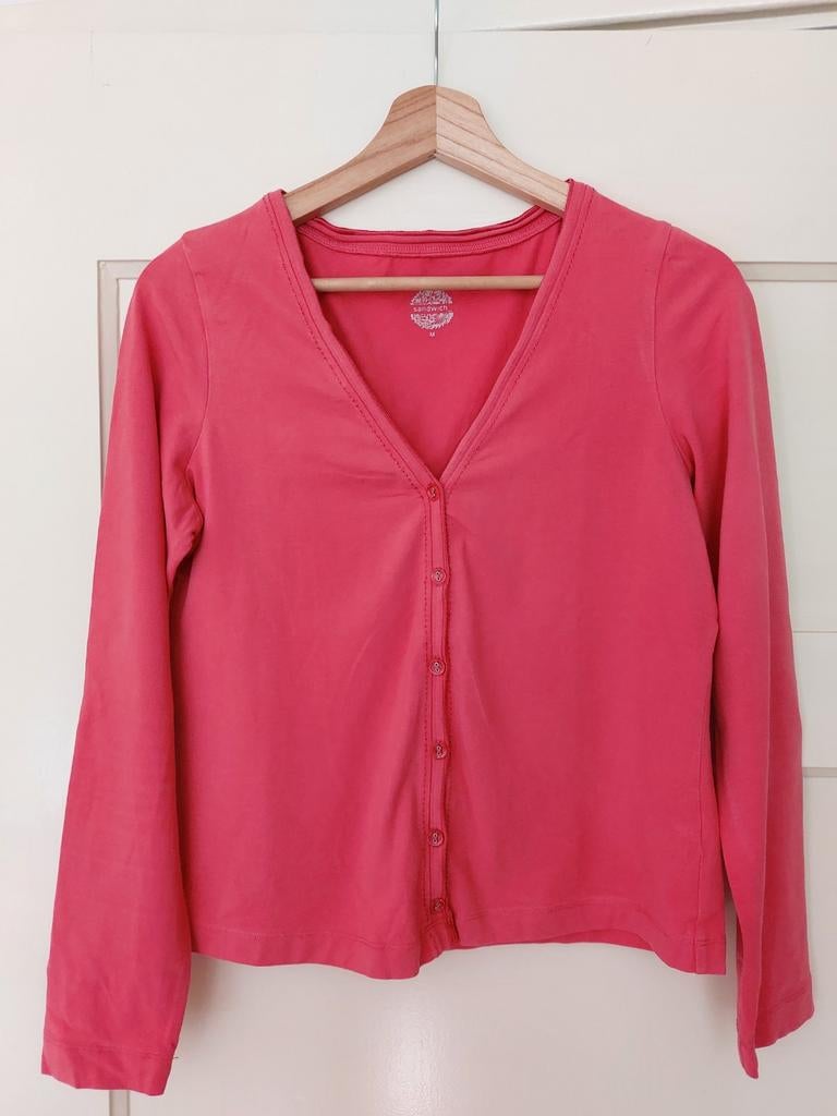 Comfortabel stretch vestje van Sandwich maat M, Maat 38/40 (M), Ophalen of Verzenden, Zo goed als nieuw, Roze