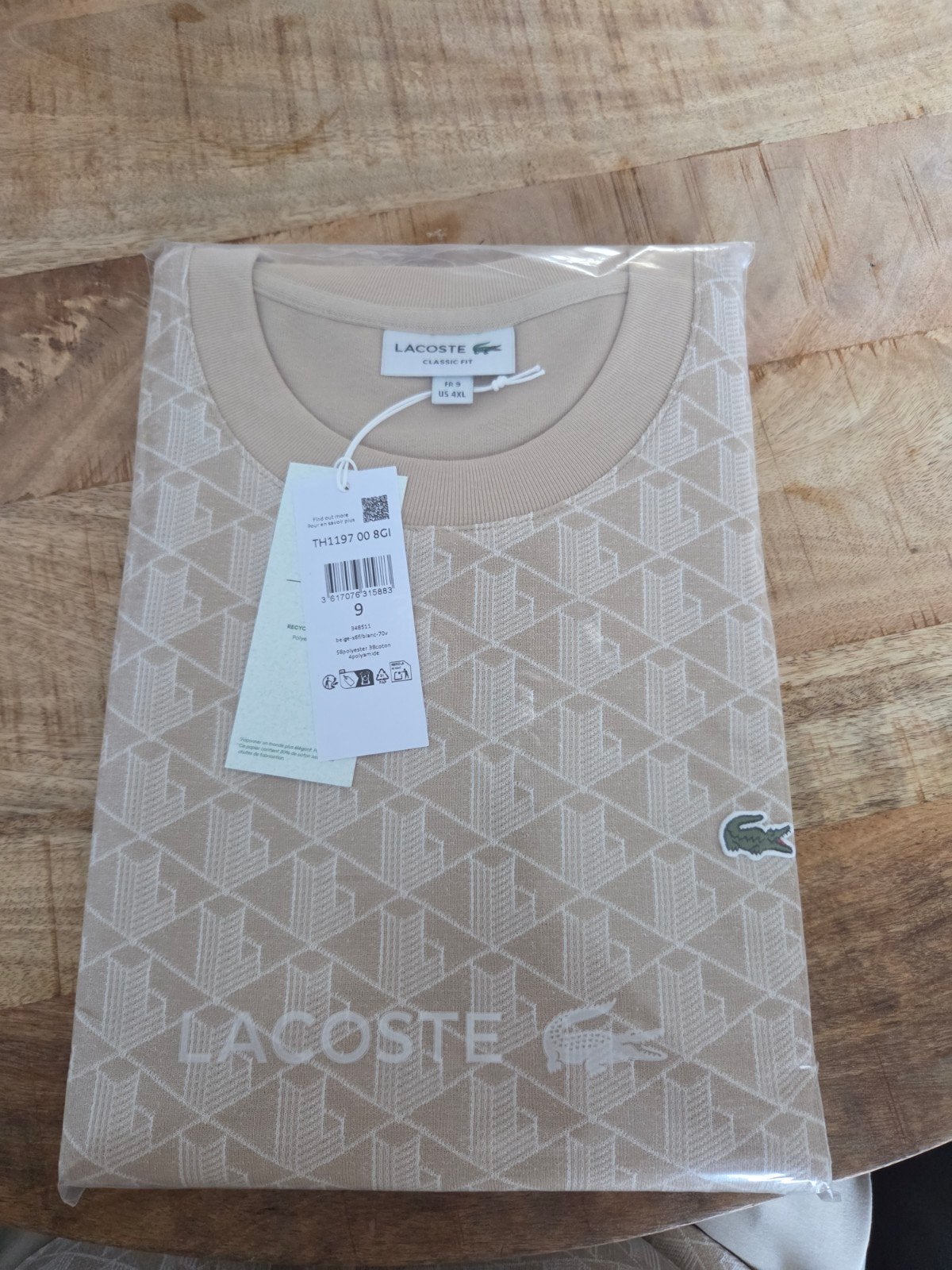 Nieuw Lacoste T-shirt - Maat 4XL, Overige kleuren, Lacoste, Nieuw, Overige maten