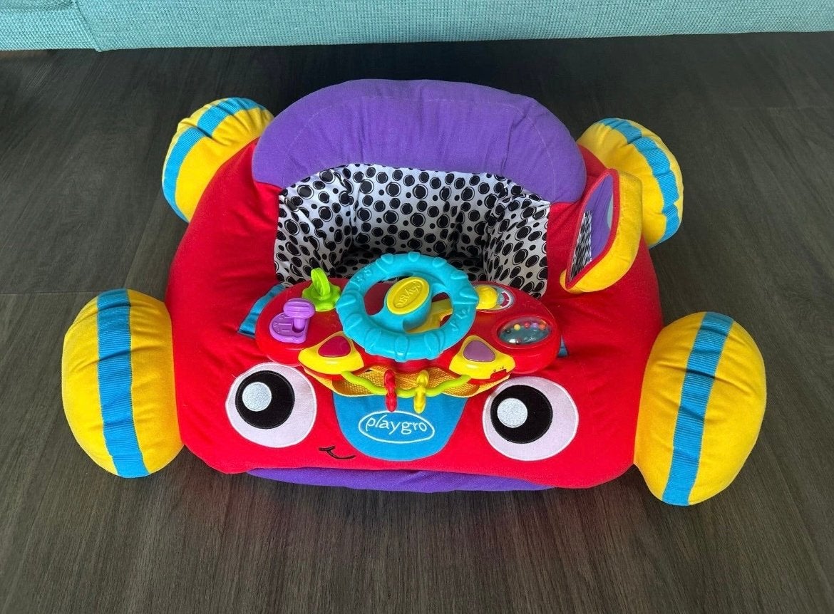 Playgro Speelkussen, Ophalen of Verzenden, Gebruikt, Auto, Met geluid
