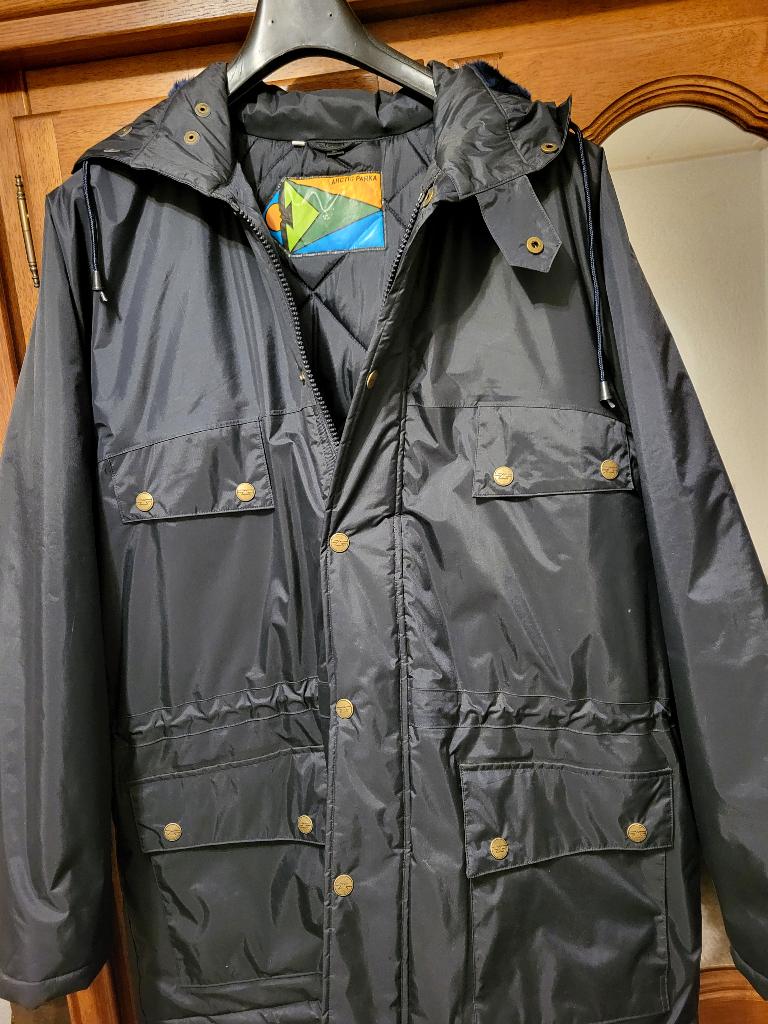heren parka jas, Ophalen, Blauw, Nieuw, Overige