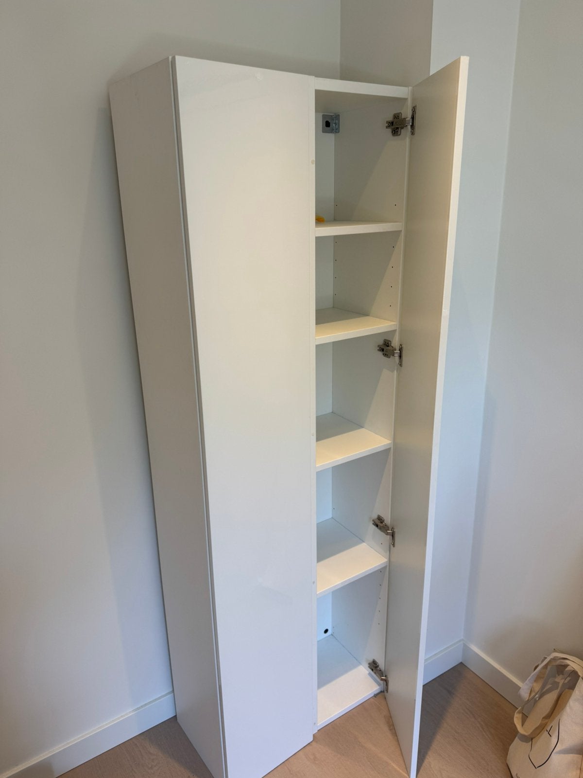Ikea Enhet hoge kast met deur wit, Ophalen, 50 tot 100 cm, Zo goed als nieuw, 150 tot 200 cm