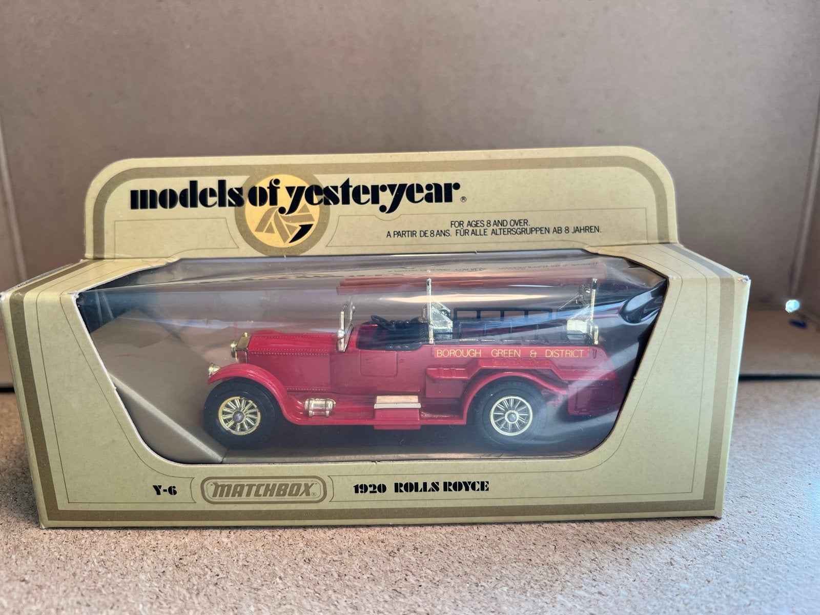 Matchbox Models of Yesteryear - 1920 Rolls Royce Brandweer, Ophalen of Verzenden, Zo goed als nieuw, Auto, Matchbox