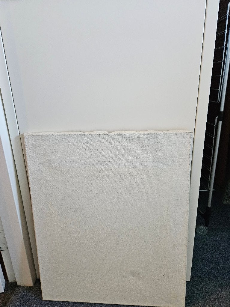 3 Canvas/ schildersdoeken op houten frame, Hobby en Vrije tijd, Ophalen, Gebruikt