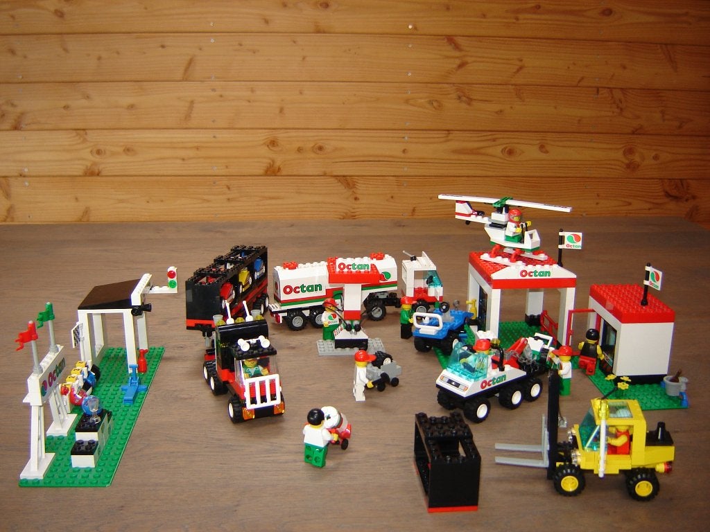 LEGO LEGOLAND OCTAN TANKSTATION 6548-6594-6539-6515 !!!!, Lego, Ophalen of Verzenden, LEGOLAND, Complete set
