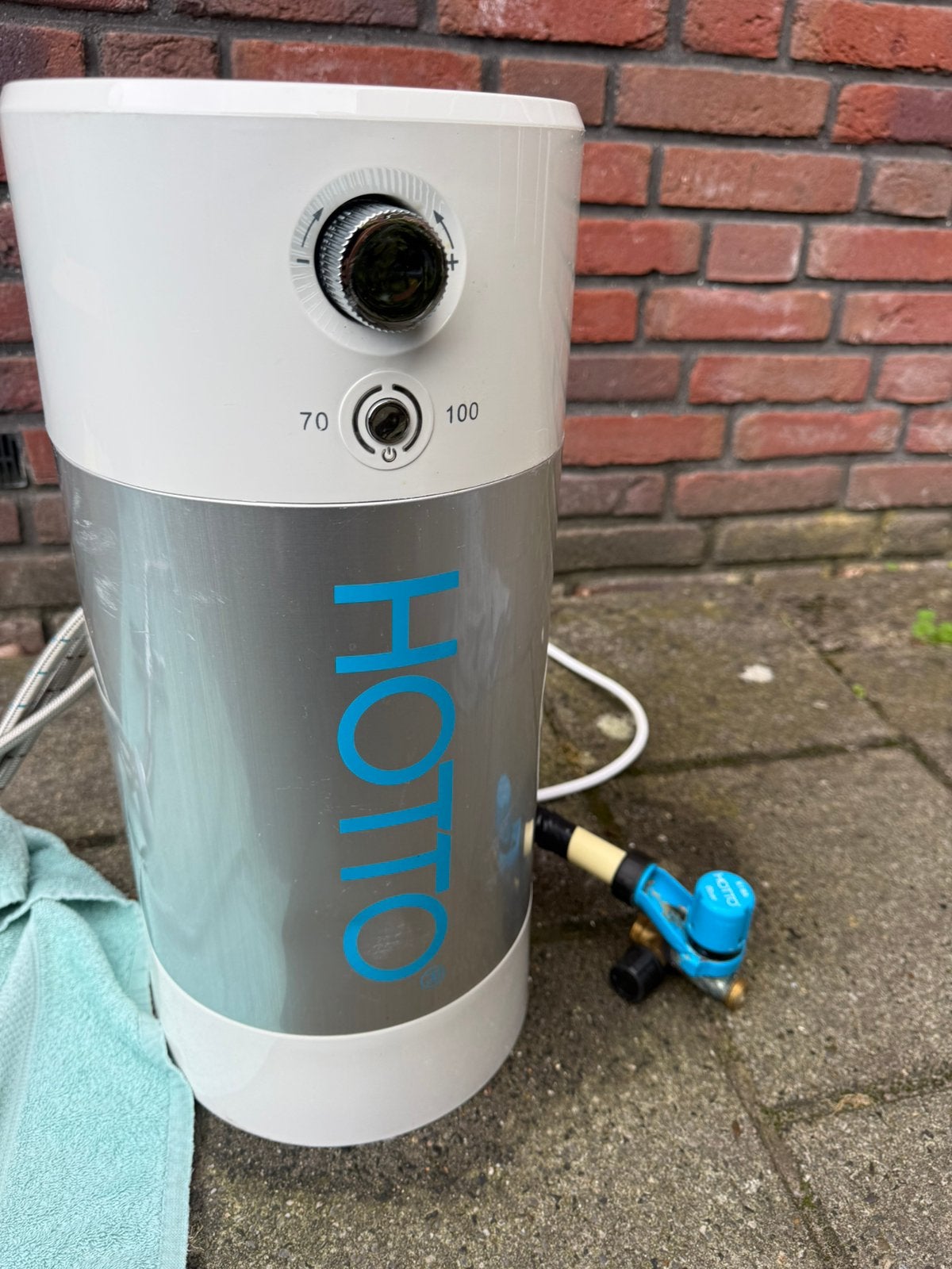HOTTO kokendwaterkraan met boiler – koud, warm kokend water, Minder dan 20 liter, Ophalen, Zo goed als nieuw, Boiler
