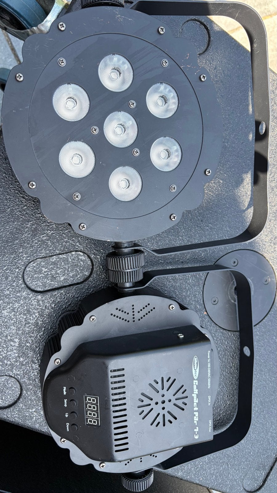Showtec Compact PAR 7-3 LED Par Spot, Ophalen of Verzenden, Gebruikt, Licht, Kleur