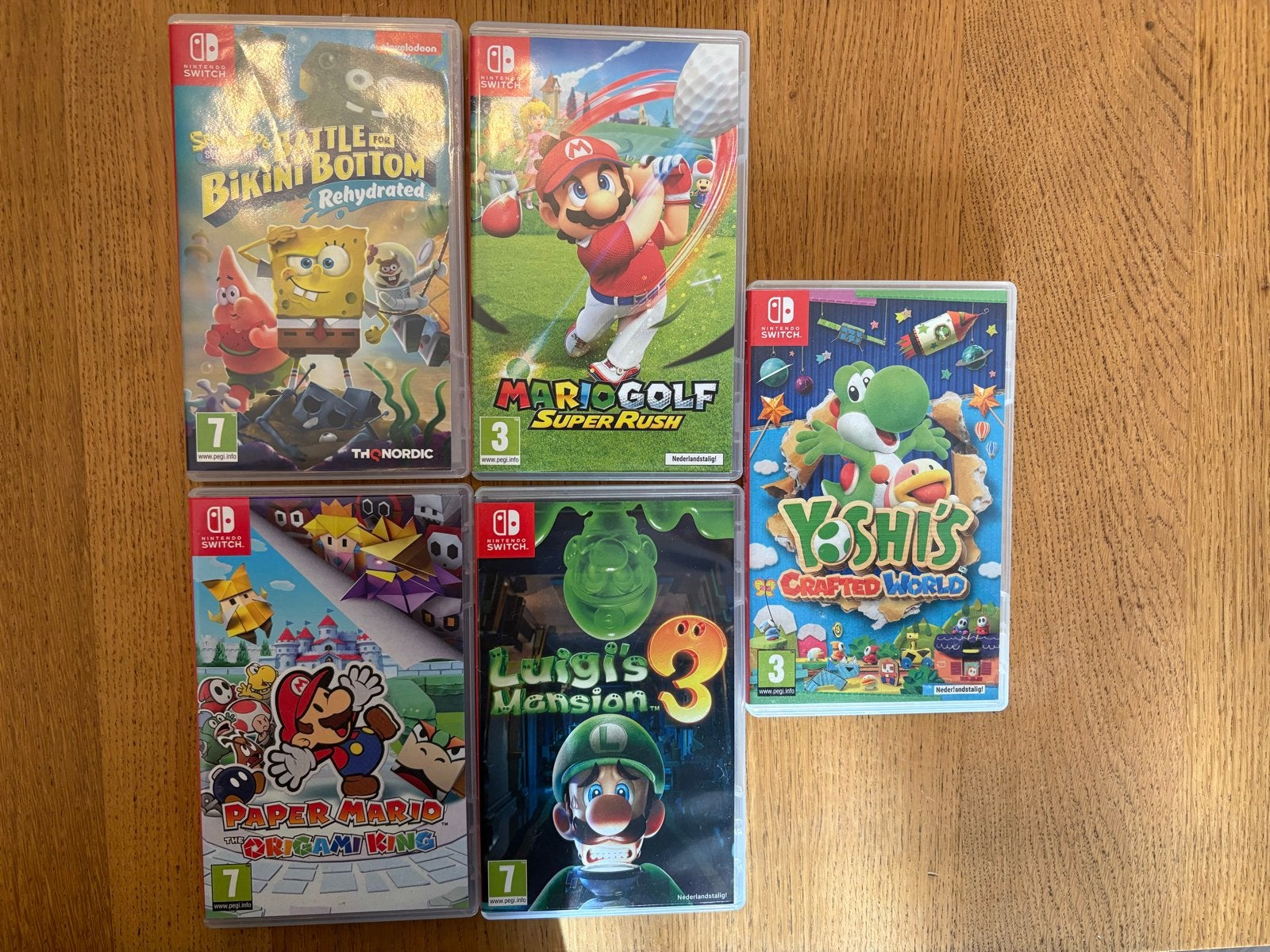 Nintendo Switch games 5 stuks