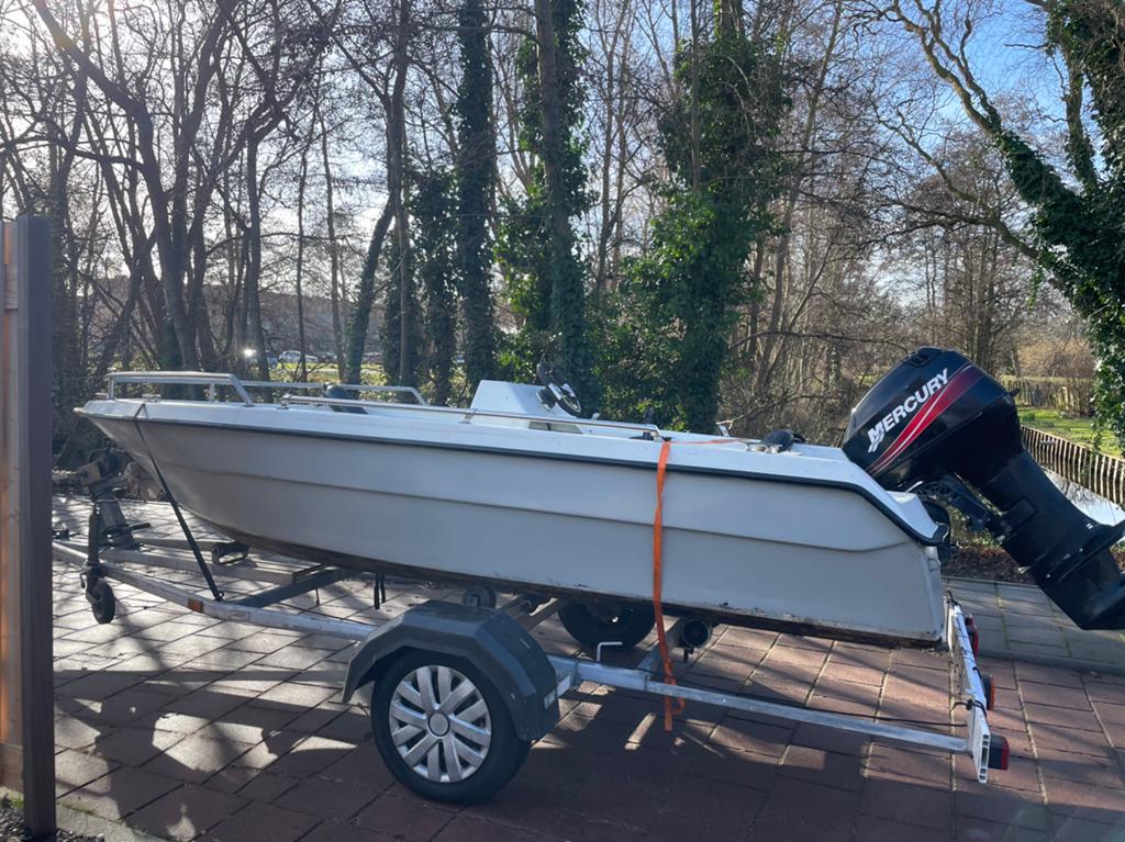 Consoleboot met 30 pk 2 takt, Watersport en Boten, Ophalen of Verzenden, Zo goed als nieuw