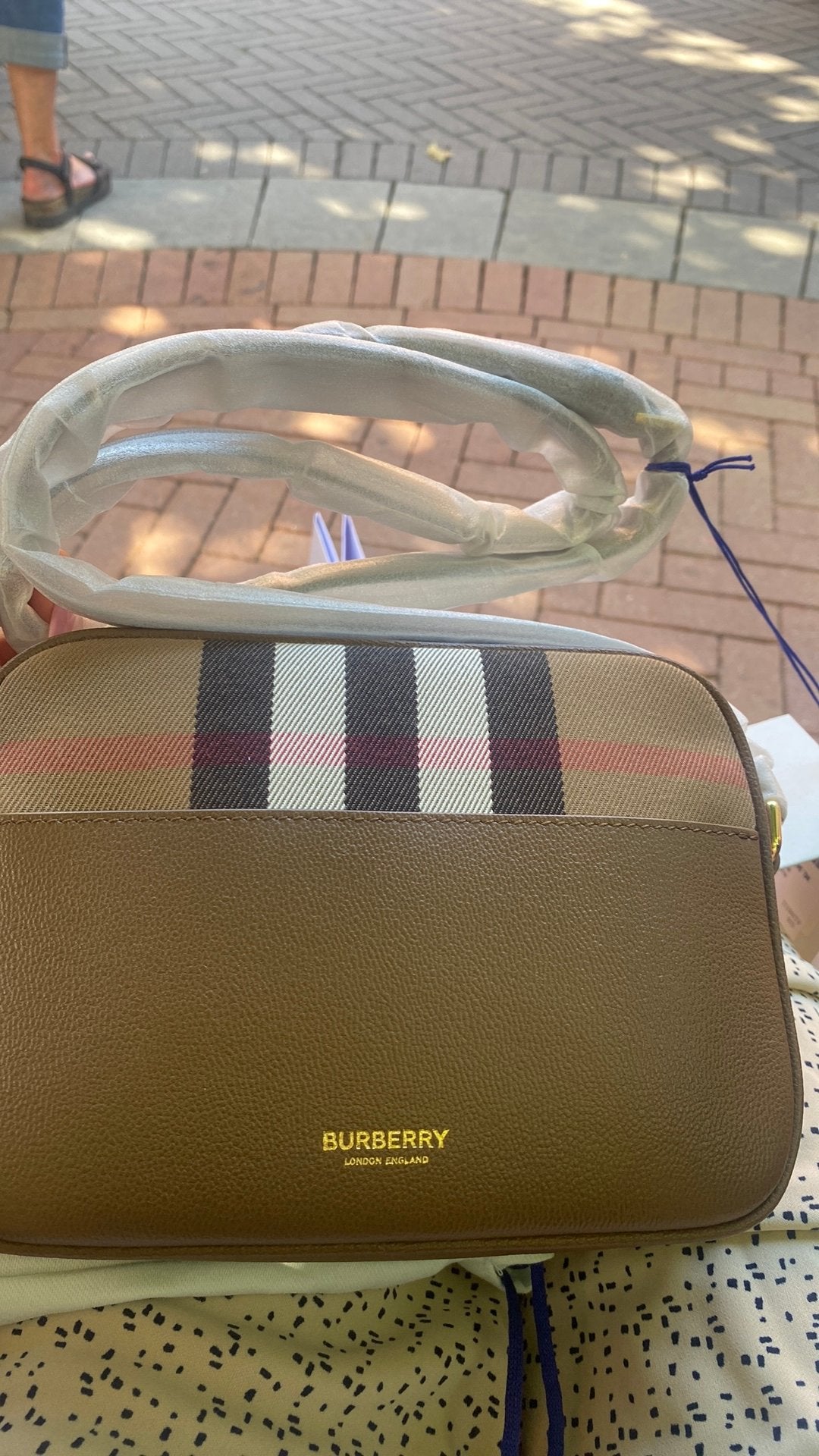 ORIGINELE BURBERRY DAMES TAS, Ophalen of Verzenden, Nieuw, Ogen