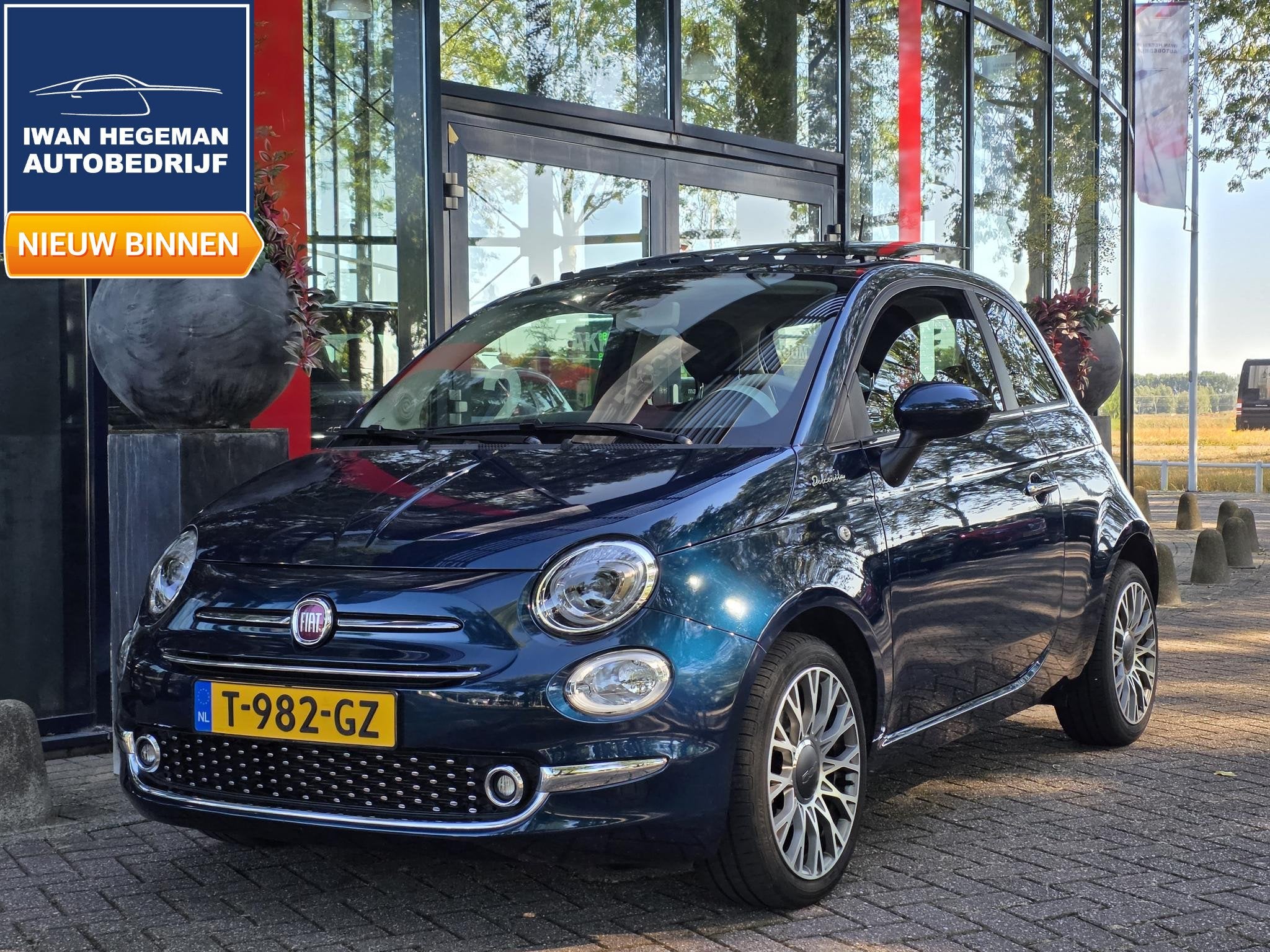 Fiat 500 1.0 Hybrid Dolcevita | Panoramadak | Navigatie | PD, 12 maanden, Stof, Euro 6, Origineel Nederlands