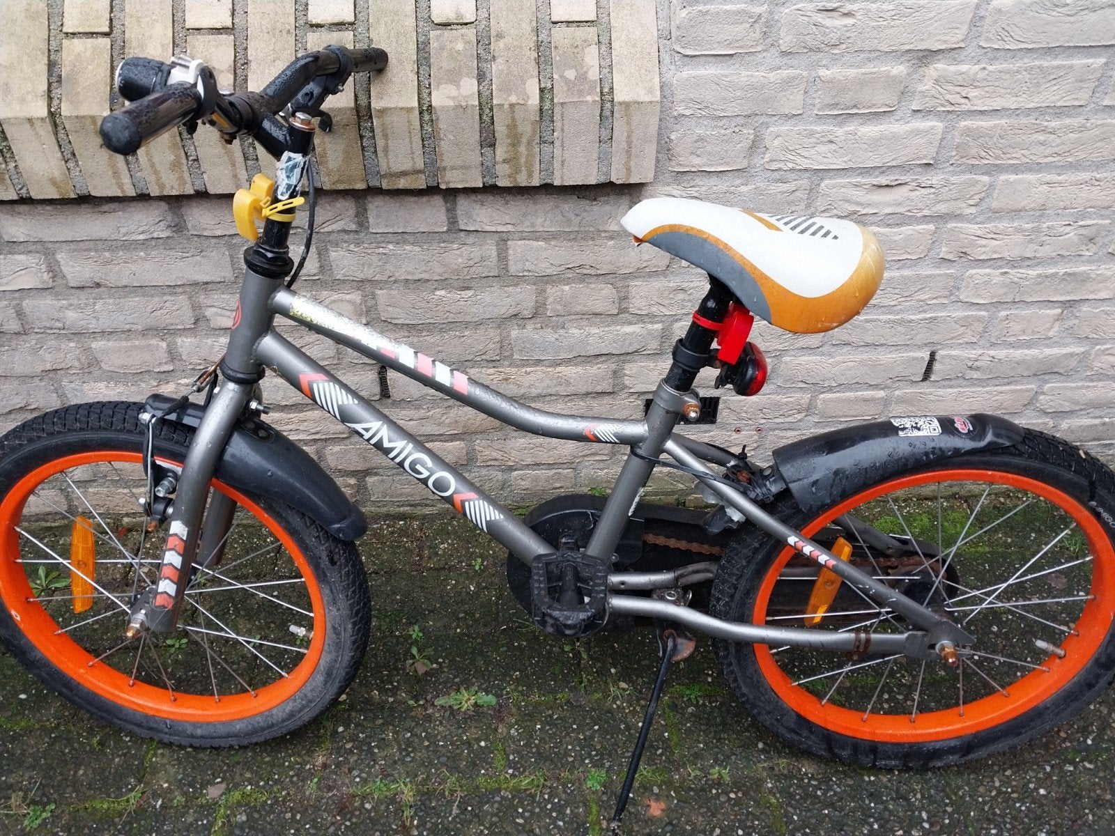 Kinderfiets Amigo 18 inch - Goede staat, Ophalen, Gebruikt, 16 tot 20 inch, Amigo