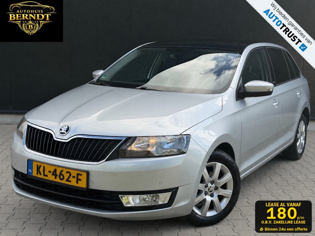 Skoda Rapid 1.2 TSI JOY Automaat Stoelvwarming Trekhaak PDC, Auto's, Skoda, Bedrijf, Te koop, Rapid, ABS, Airbags, Airconditioning