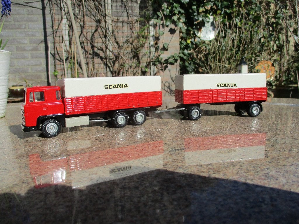 Tekno Denmark Scania 140, Verzenden, Zo goed als nieuw, Bus of Vrachtwagen, Tekno