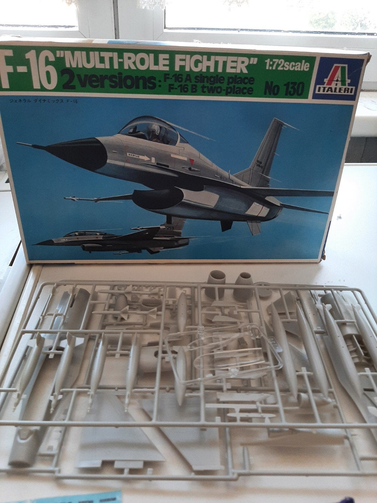 Italeri F-16A/B Multi-Role Fighter modelbouw (1:72), Ophalen, 1:72 tot 1:144, Gebruikt, Italeri