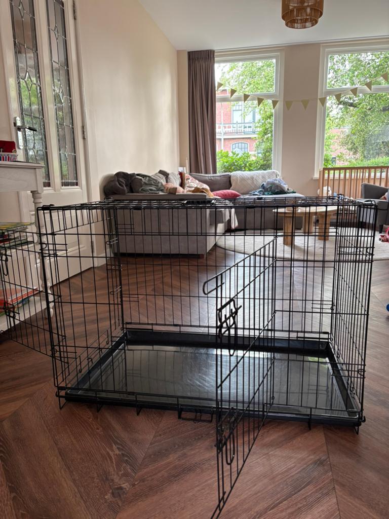 Bench l93 b57 h64, Dieren en Toebehoren, Hondenhokken, Ophalen, Zo goed als nieuw, 75 tot 110 cm, Minder dan 65 cm