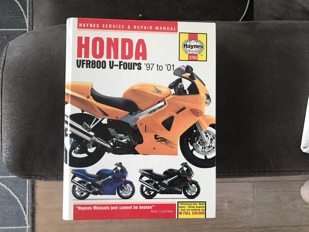 Haynes VFR werkplaatsboek, Ophalen of Verzenden, Honda