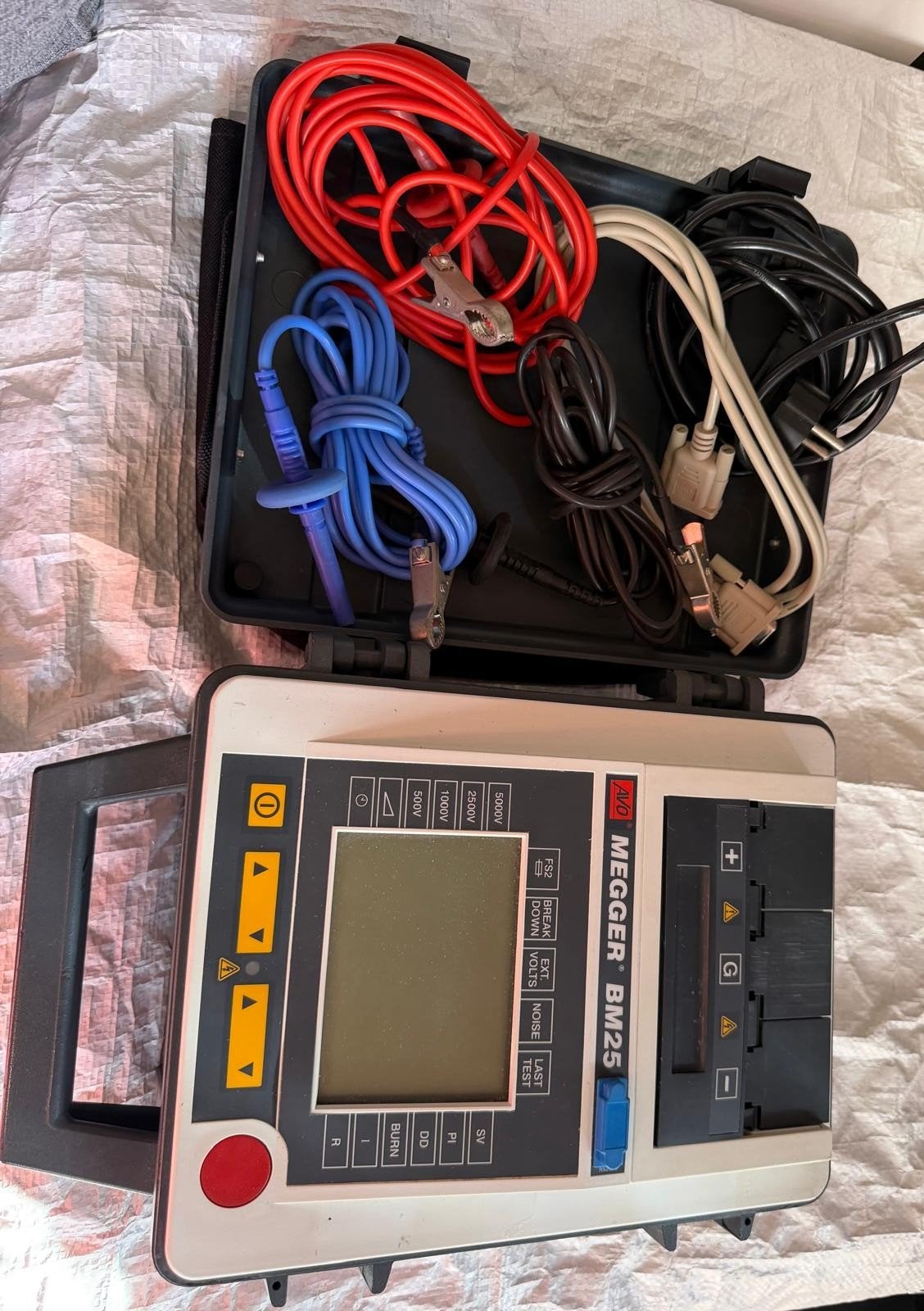 AVO Megger BM25 Isolatietester met accessoires, Doe-het-zelf en Verbouw, Ophalen of Verzenden, Gebruikt