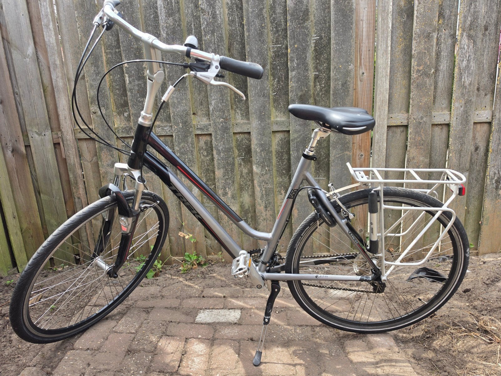 Trek Navigator T500 damesfiets, Gebruikt, Velgrem, Versnellingen, 50 tot 53 cm