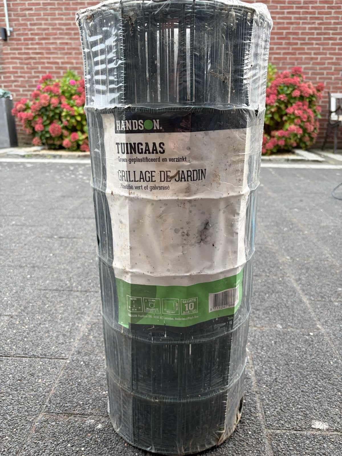 HANDSON Tuingaas - Groen geplastificeerd en verzinkt, Tuin en Terras, Ophalen of Verzenden, Nieuw, Gaas