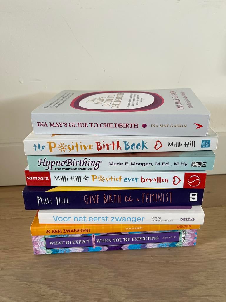 Boeken over zwangerschap en bevalling!!, Ophalen, Gelezen, Zwangerschap en Bevalling