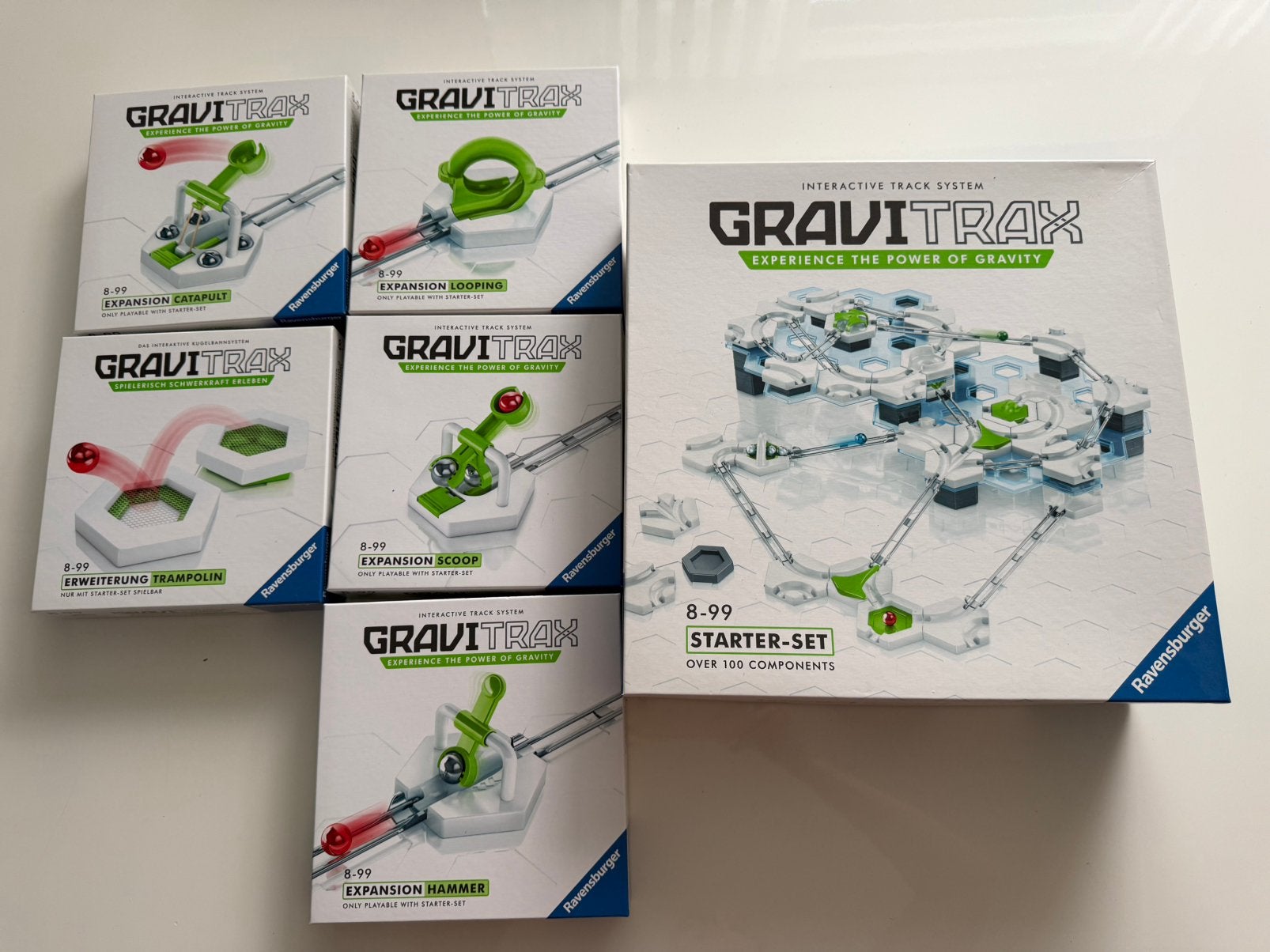 Gravitrax starter-set en 5 uitbreidingen, Kinderen en Baby's, Speelgoed | Educatief en Creatief, Ophalen, Zo goed als nieuw, Bouwen