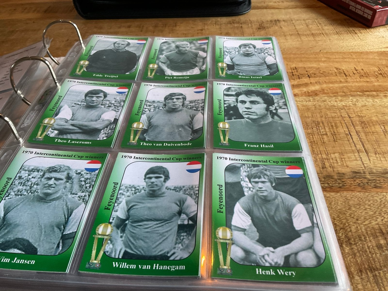 Feyenoord Estudiantes cards 18 x wereldbeker, Ophalen of Verzenden, Zo goed als nieuw, Feyenoord