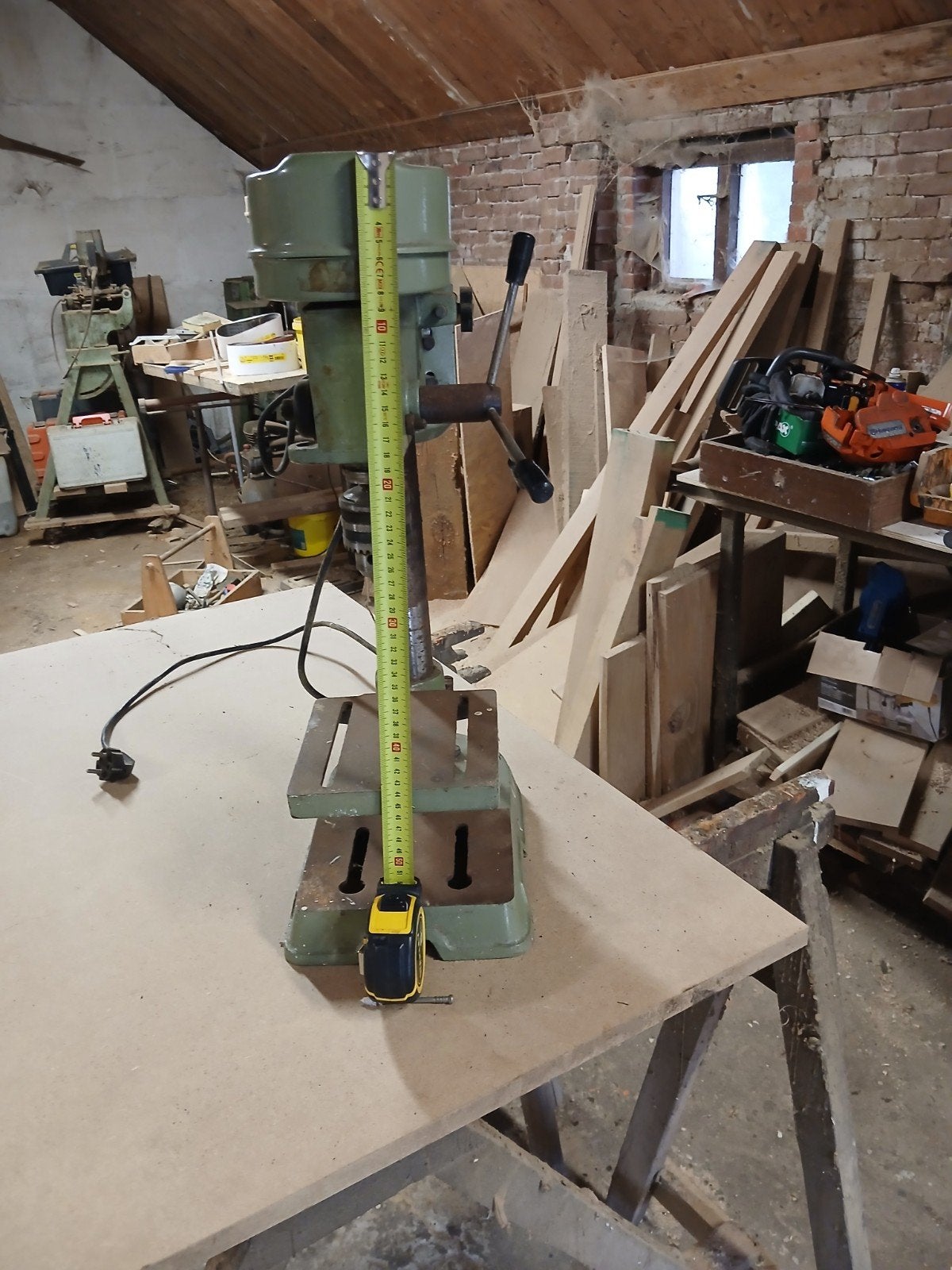 kolomboor machine, Verzenden, Gebruikt