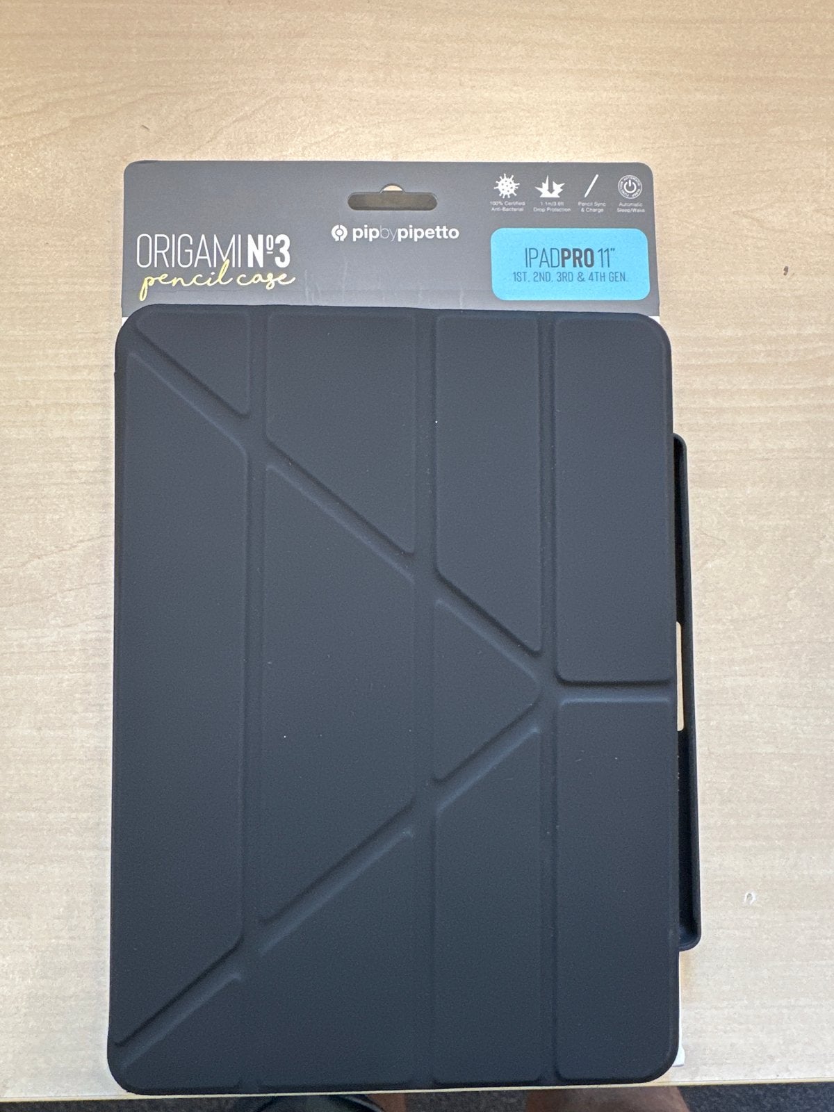 Pipetto Origami No. 3 Pencil Case voor iPad Pro 11 inch, Zwart, 11 inch, Nieuw, Ophalen of Verzenden