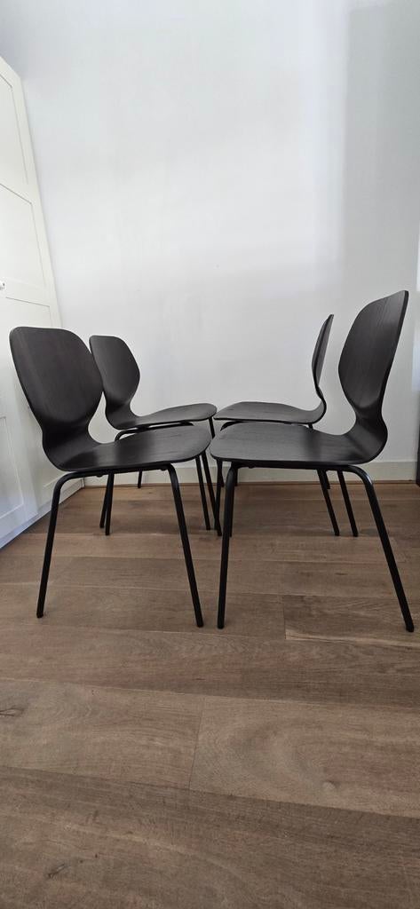 IKEA stoelen met ergonomische rugleuning, 4 stuks, Ophalen of Verzenden