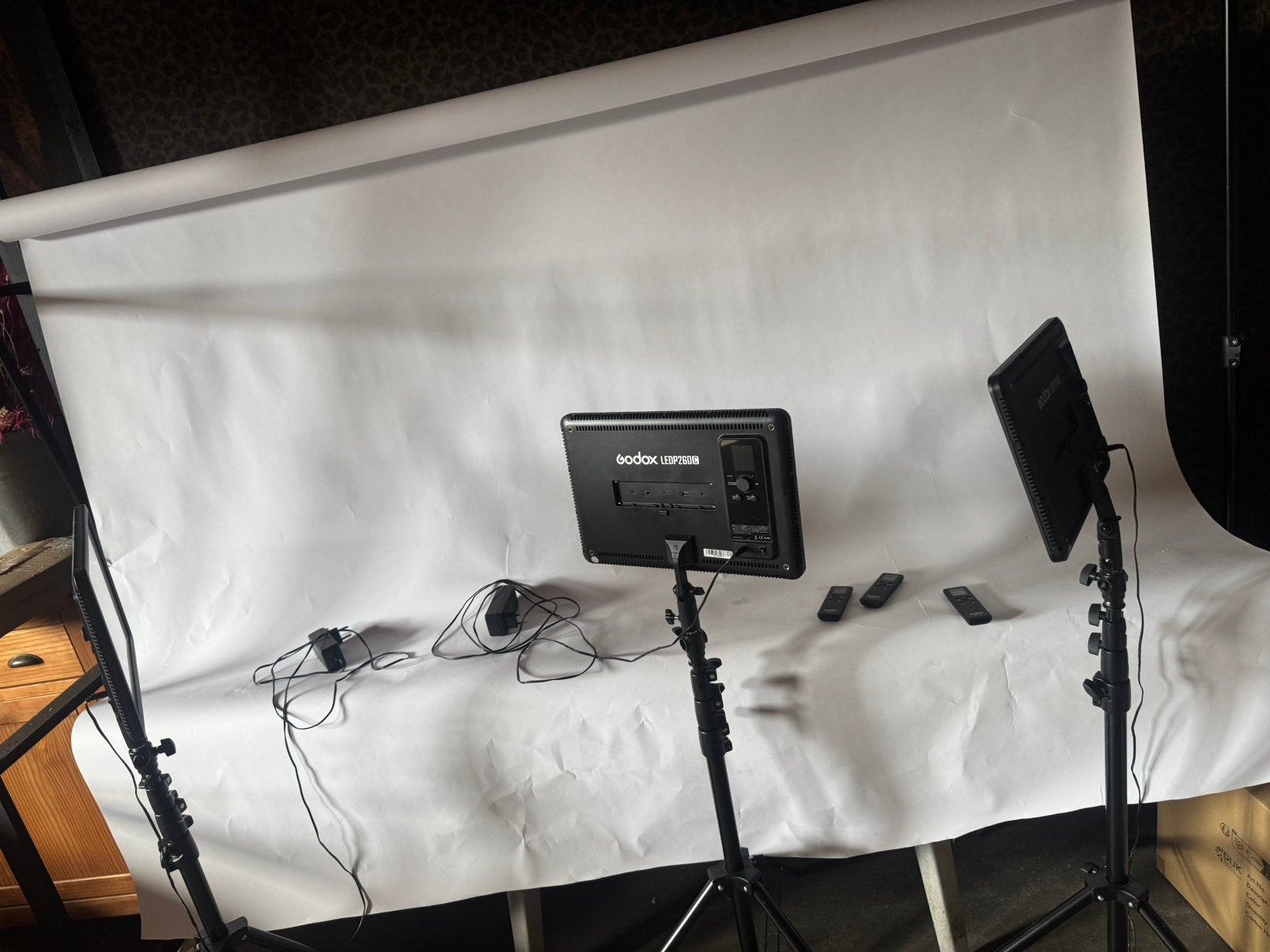 Complete Fotostudio Set 3LED StudioLampen Achtergrondsysteem, Audio, Tv en Foto, Fotografie | Fotostudio en Toebehoren, Ophalen