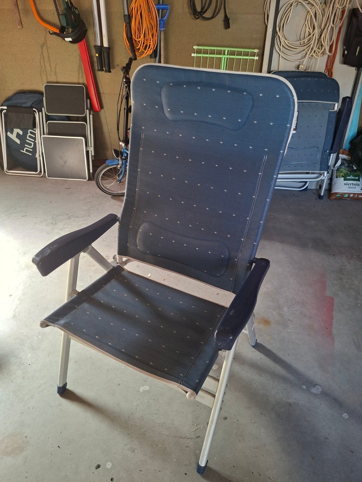 Westfield Outdoors campingstoel - Blauw, Ophalen, Gebruikt