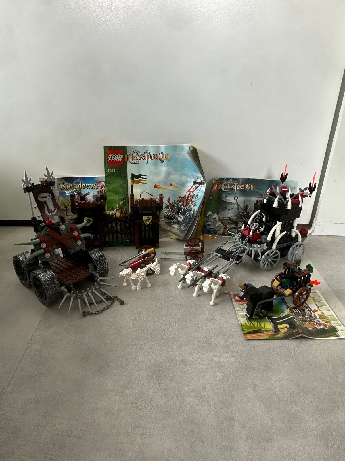 Vintage Lego Castle sets met minifiguren, Kinderen en Baby's, Gebruikt, Inclusief instructies, Lego, Ophalen of Verzenden