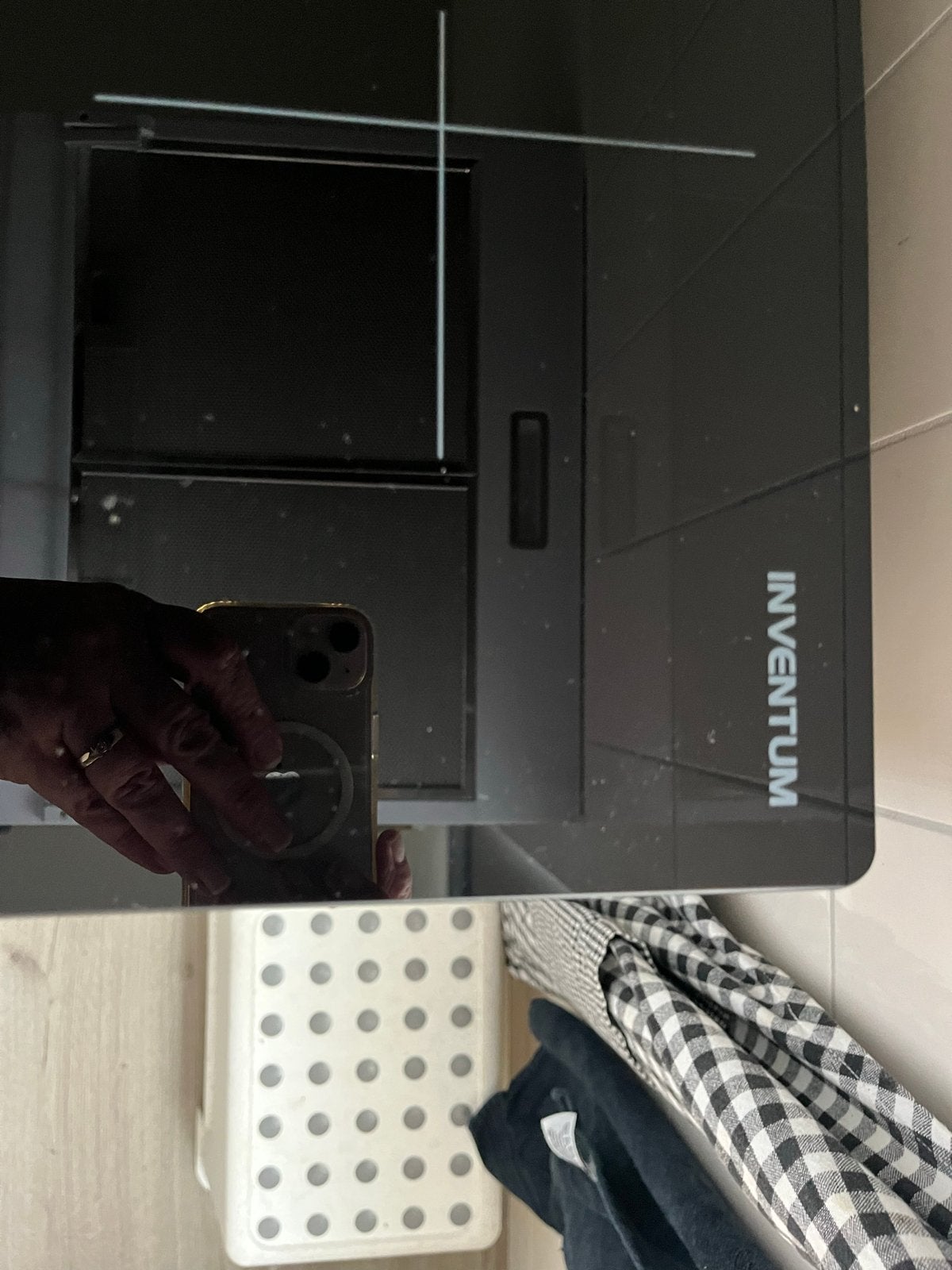 Zo goed als nieuwe elektrische kookplaat (Inventum), Ophalen of Verzenden, Zo goed als nieuw, Elektrisch