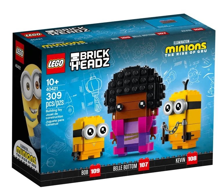 Lego BrickHeadz Belle Bottom, Kevin en Bob (40421), BrickHeadz, Nieuw, Ophalen of Verzenden, Complete set