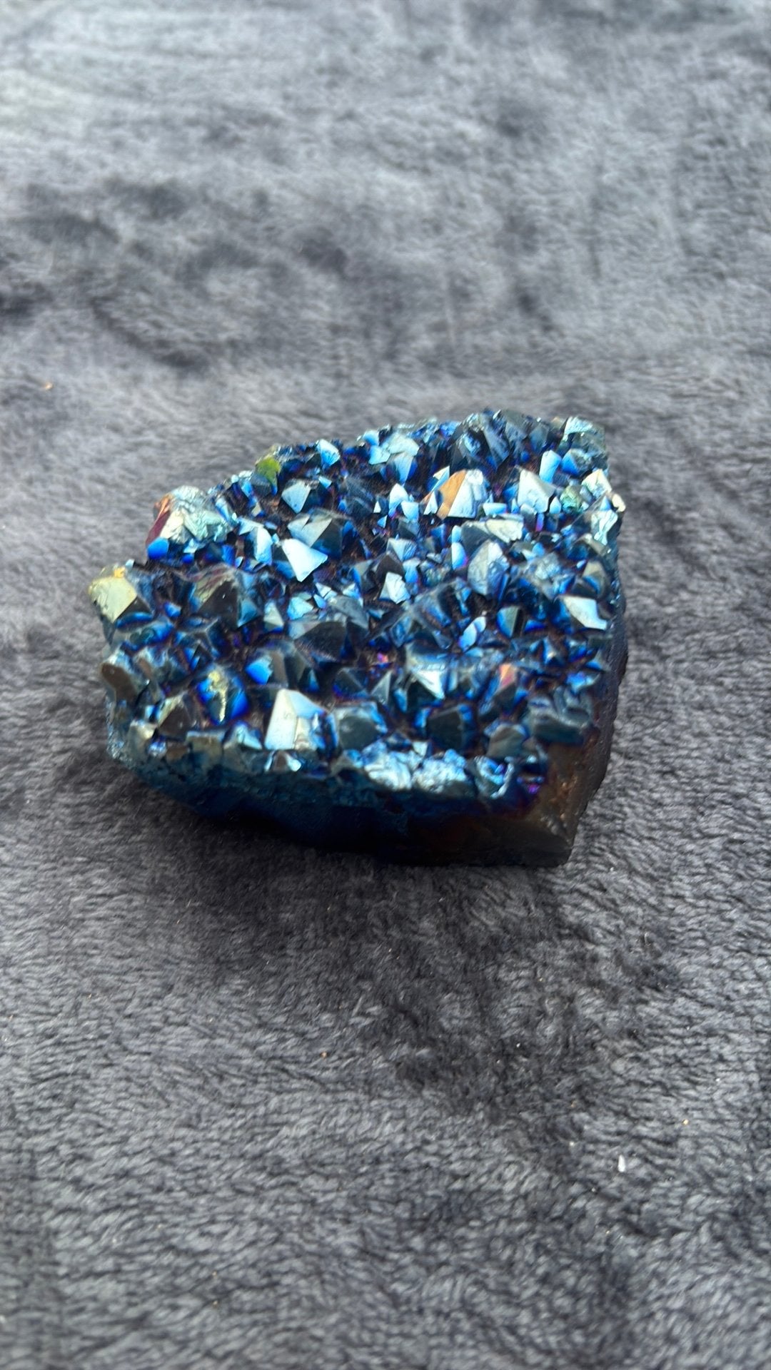 Titanium aura kwarts, Ophalen of Verzenden, Zo goed als nieuw