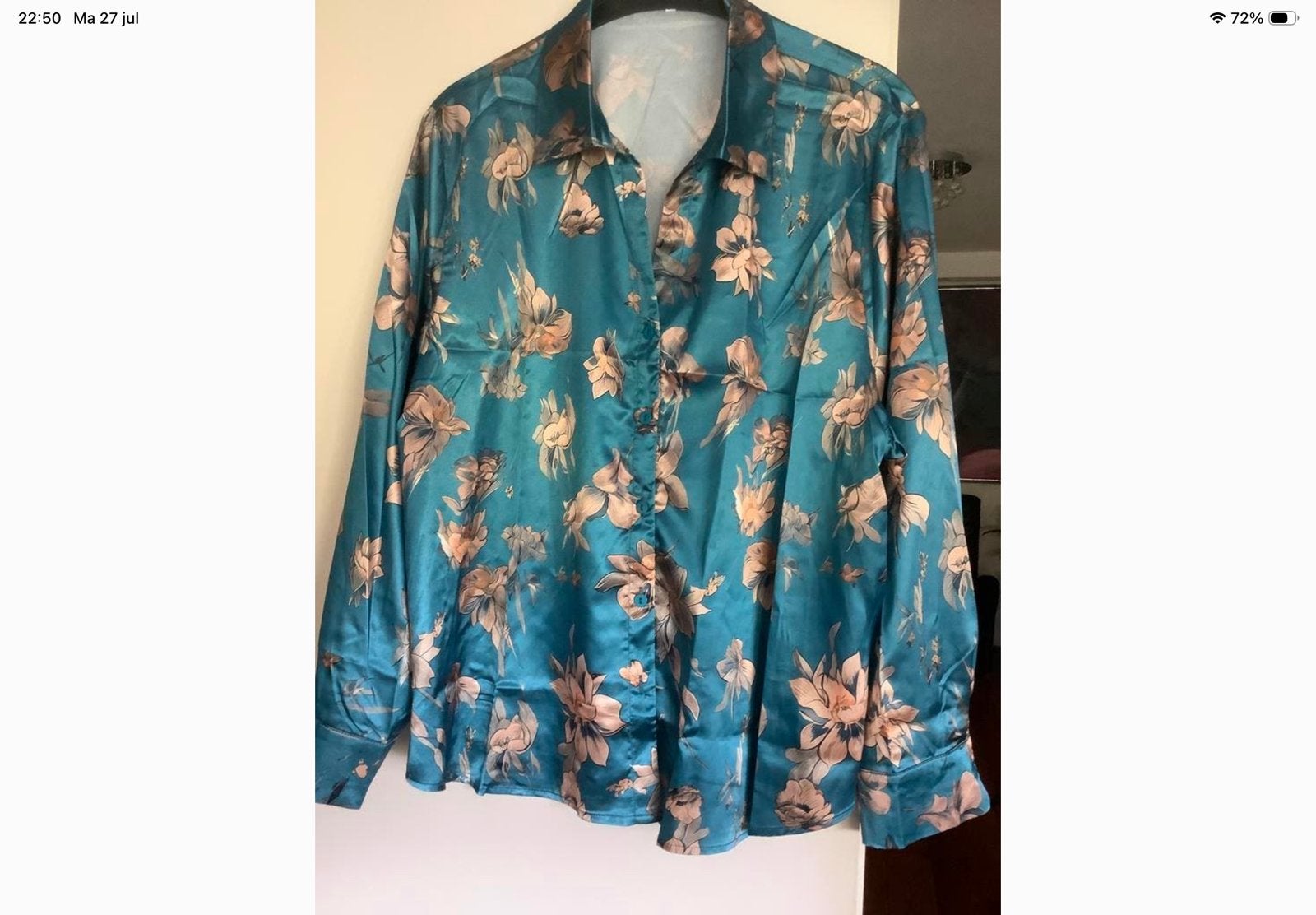 Mooi nieuw blouse , 50/52, Verzenden, Nieuw, Maat 46/48 (XL) of groter, Blauw