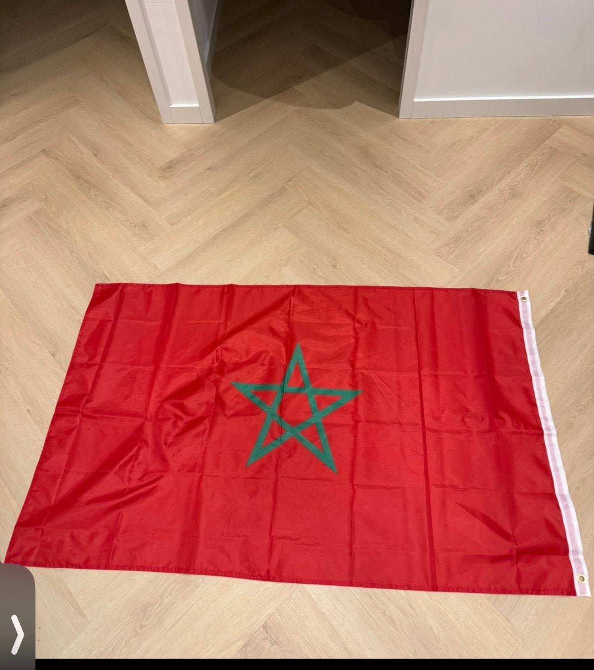 Marokkaanse vlag 90 x 150. GRATIS VERZENDING, Ophalen, Zo goed als nieuw