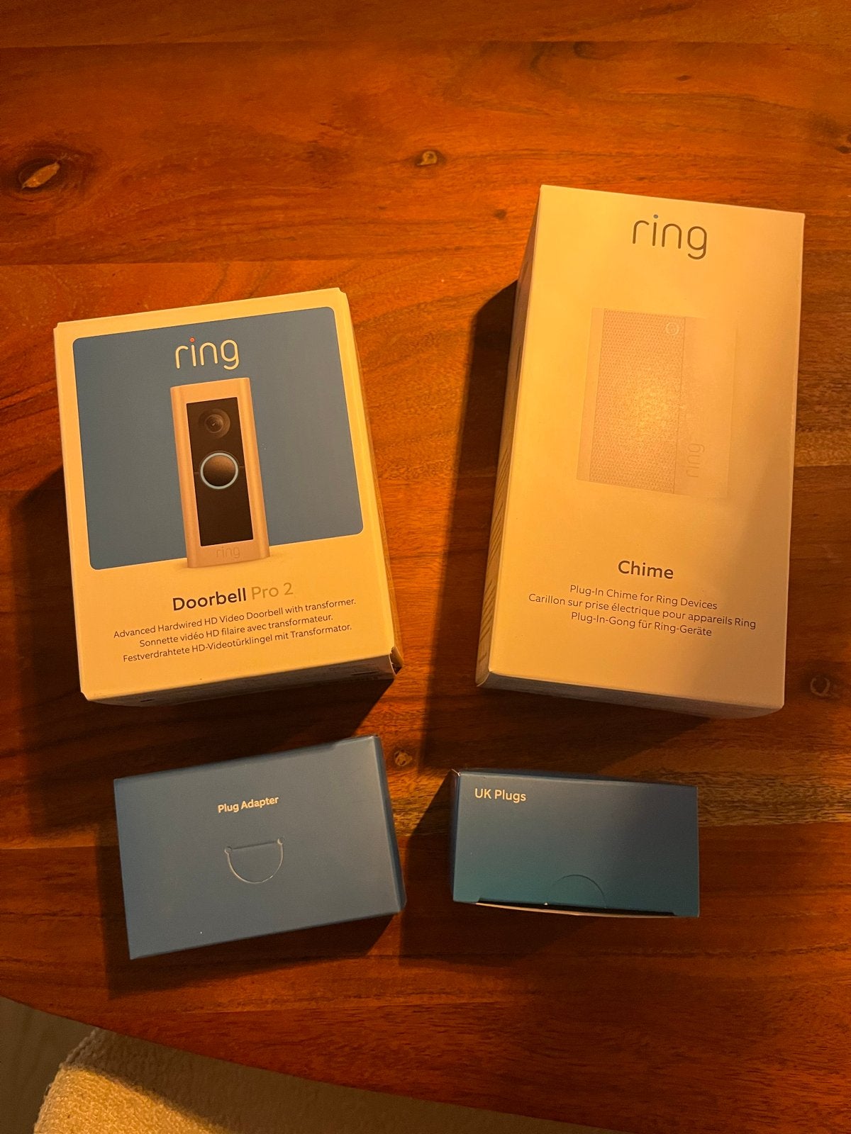Nieuwe Ring Doorbell Pro 2 met Chime en adapters, Ophalen of Verzenden, Nieuw