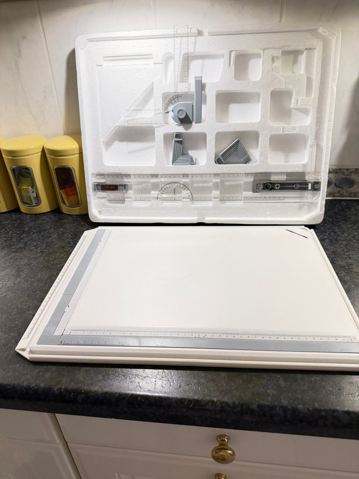 Tekentafel met accessoires - Nieuwstaat, Ophalen of Verzenden, Nieuw, Minder dan 130 cm