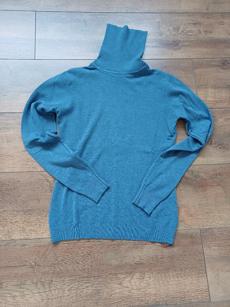 leuke blauwe coltrui 36, Blauw, Nieuw, Ophalen of Verzenden, Maat 36 (S)