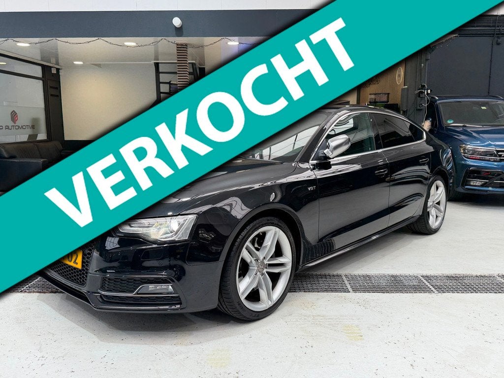 Audi S5 Sportback 3.0 TFSI quattro|B&O|PANO|ACC|KEYLESS|NAP, Auto's, Audi, Automaat, Euro 5, Gebruikt, Zwart