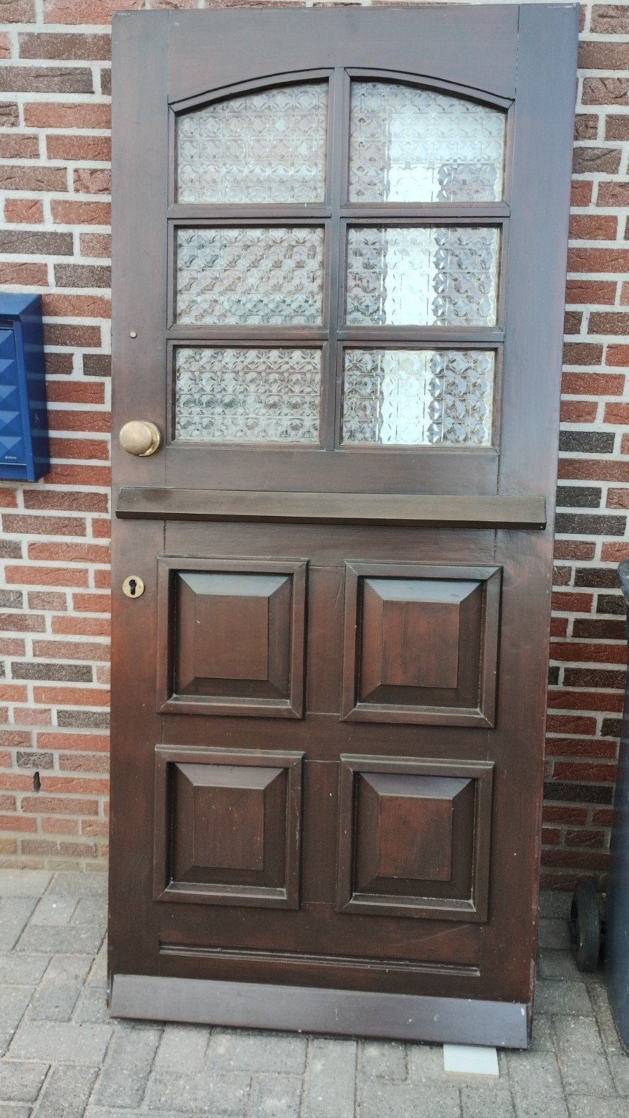 Gratis Hardhouten buitendeur 930x2105mm, Ophalen of Verzenden