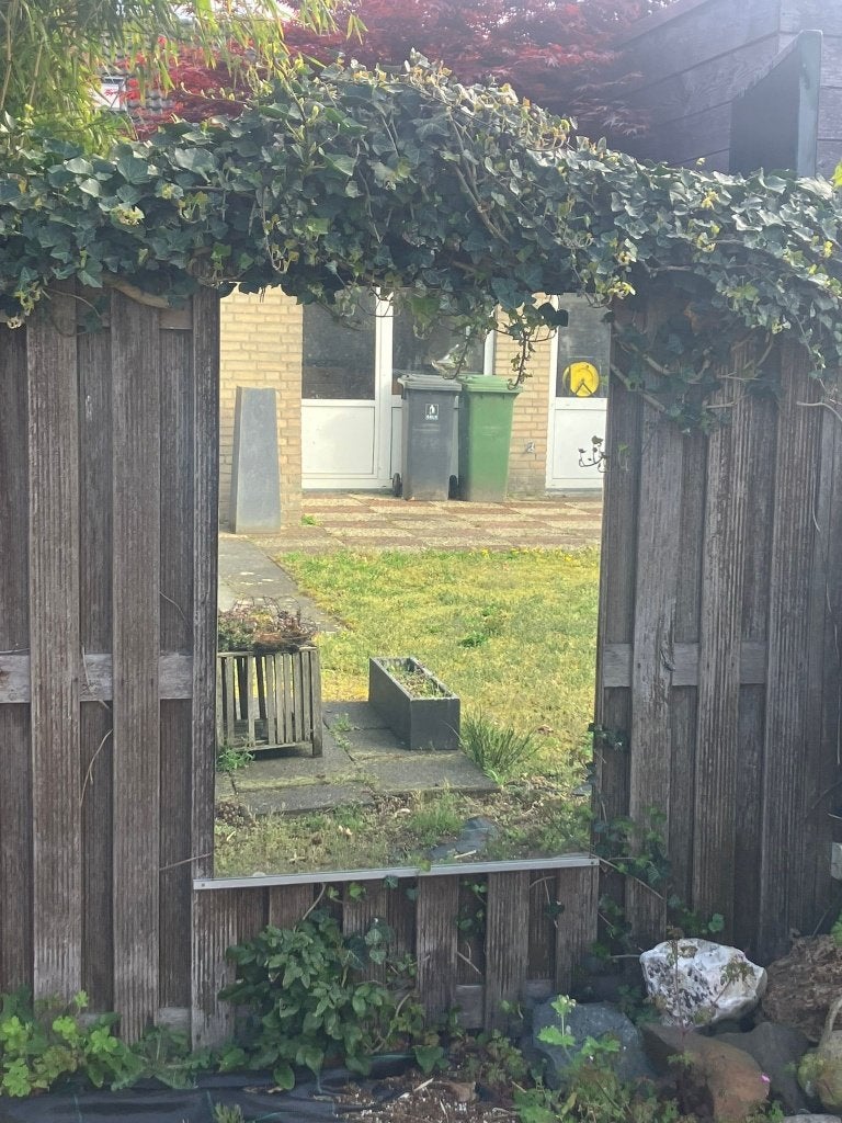 Tuinspiegel / Lachspiegel / Feestspiegel, Ophalen, Zo goed als nieuw, Versiering