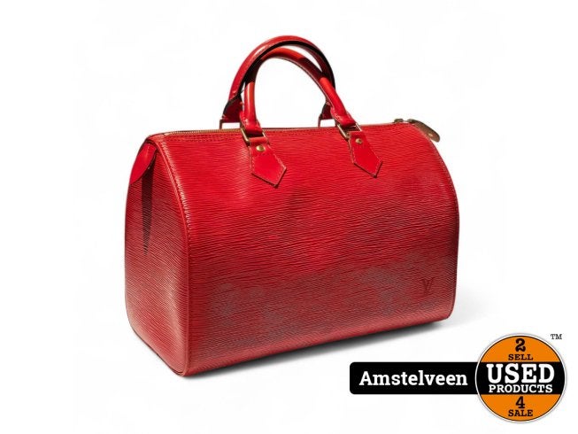 Louis Vuitton Red Epi Leather Speedy 30 1994 | Nette Staat