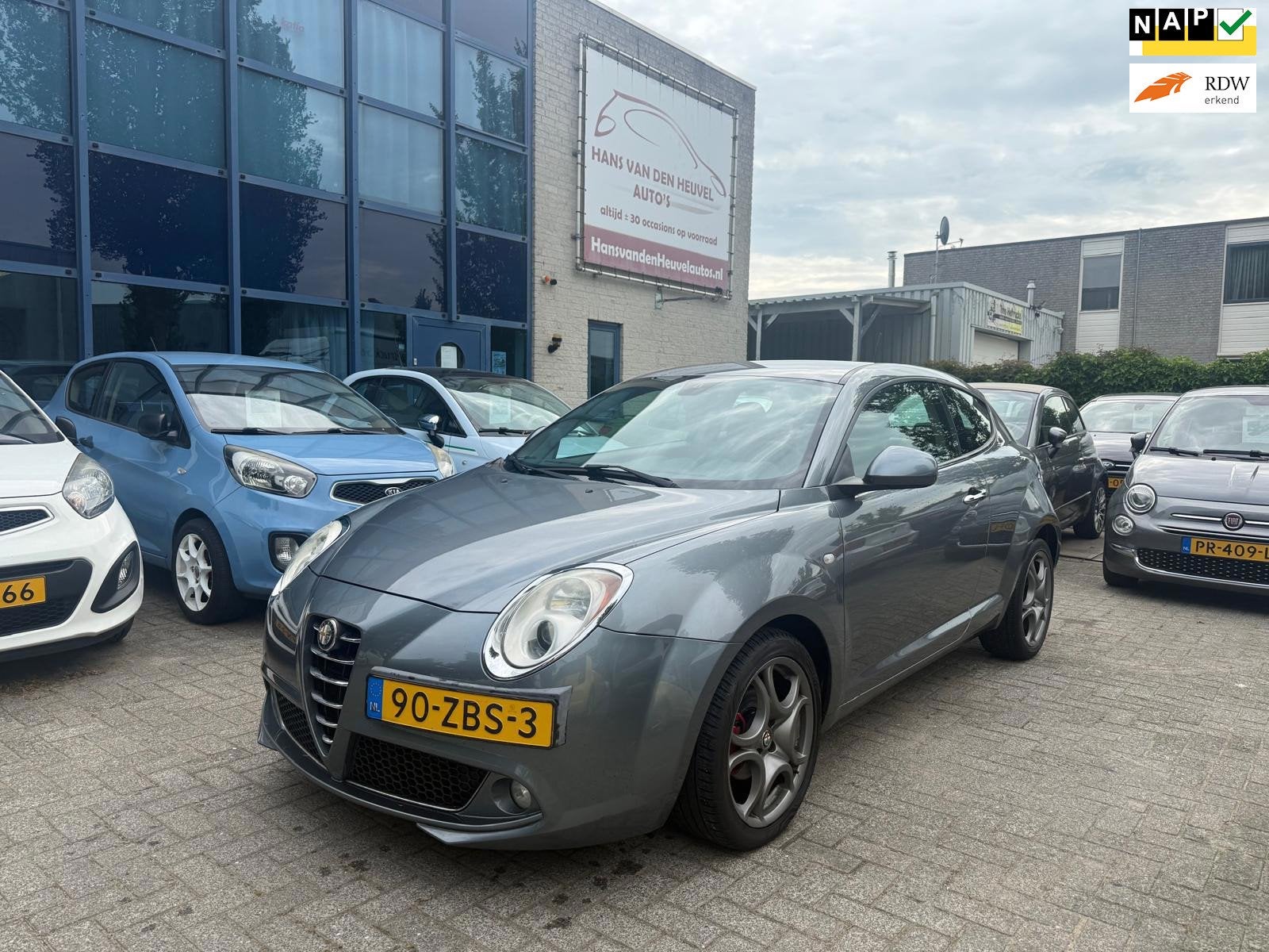 Alfa Romeo MiTo 0.9 TwinAir Distinctive Leder, Carplay, APK, Auto's, Voorwielaandrijving, Euro 5, 86 pk, Gebruikt