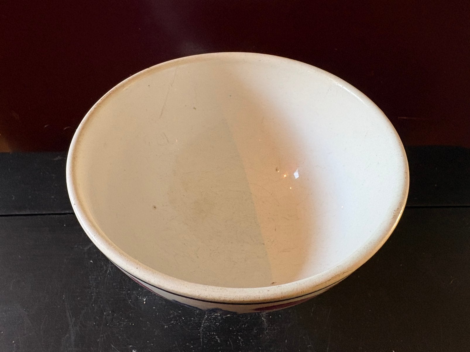 Oude alternatieve boerenbont kom 13cm uit 1906, Antiek en Kunst, Ophalen of Verzenden