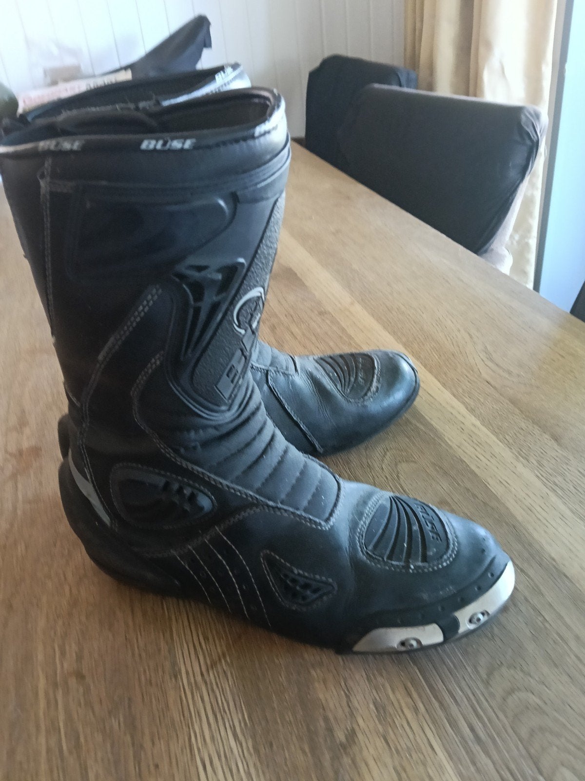 Leren motorlaarzen Buse, maat 45, Heren, Laarzen, Tweedehands, Ophalen