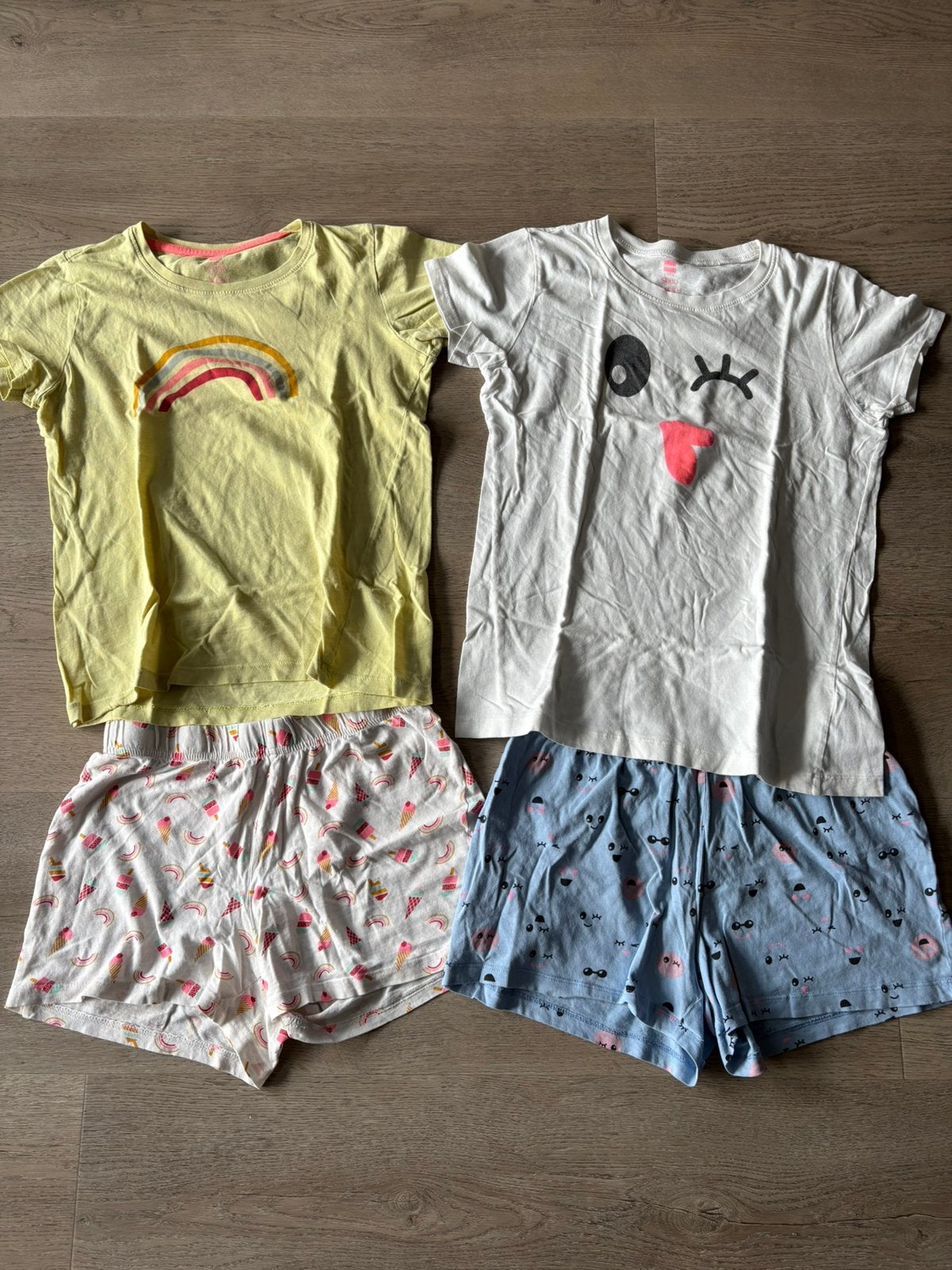 2 Hema shortama 158, Ophalen of Verzenden, Gebruikt, Meisje, Nacht- of Onderkleding