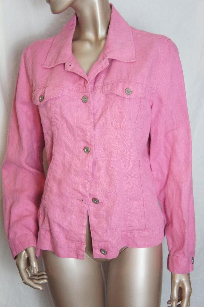 EDDIE BAUER jasje maat L LINEN, Kleding | Dames, Verzenden, Maat 42/44 (L), Zo goed als nieuw, Jasje